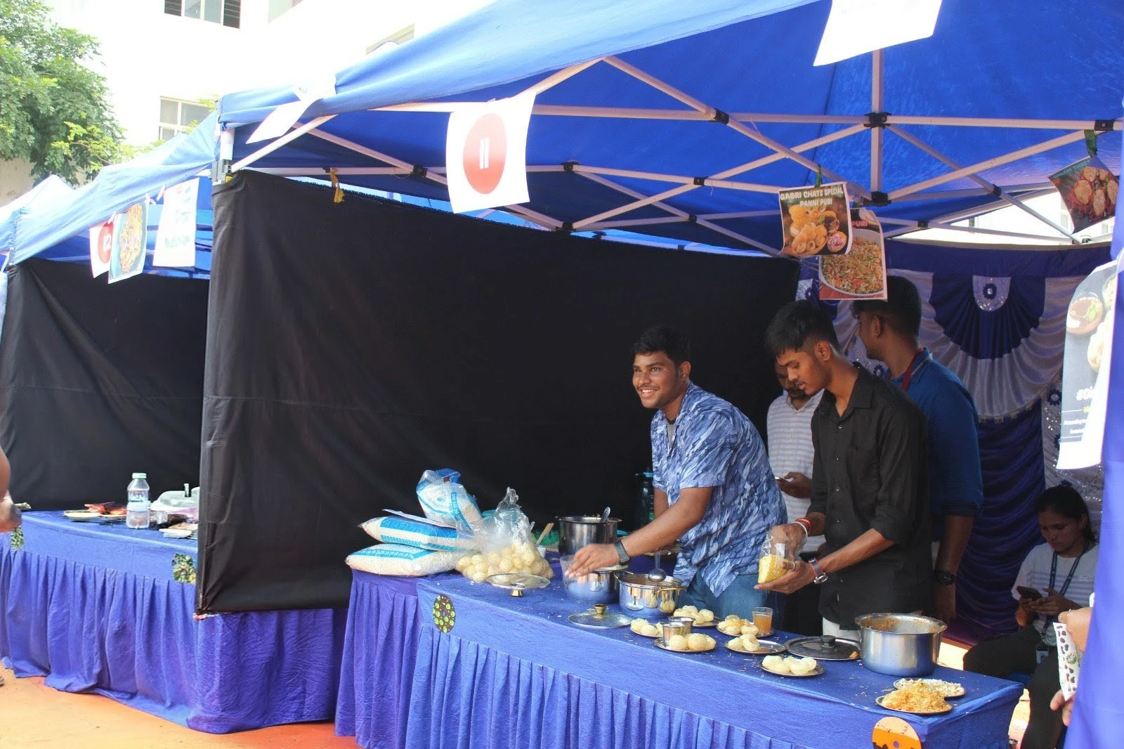 Food stall moment eleven
